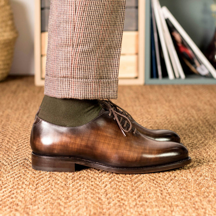 Wholecut Oxford 5907 - Brown Patina