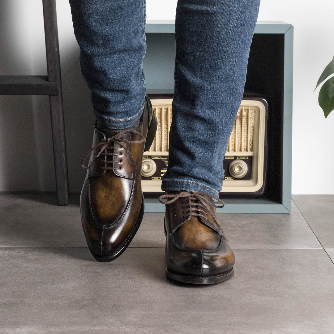 Split-Toe Derby 5963 - Tobacco Patina