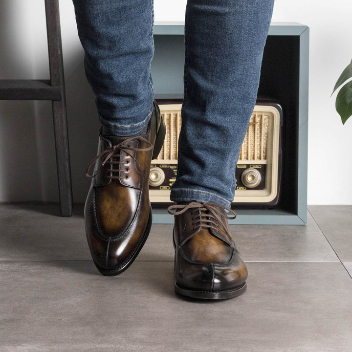 Split-Toe Derby 5963 - Tobacco Patina