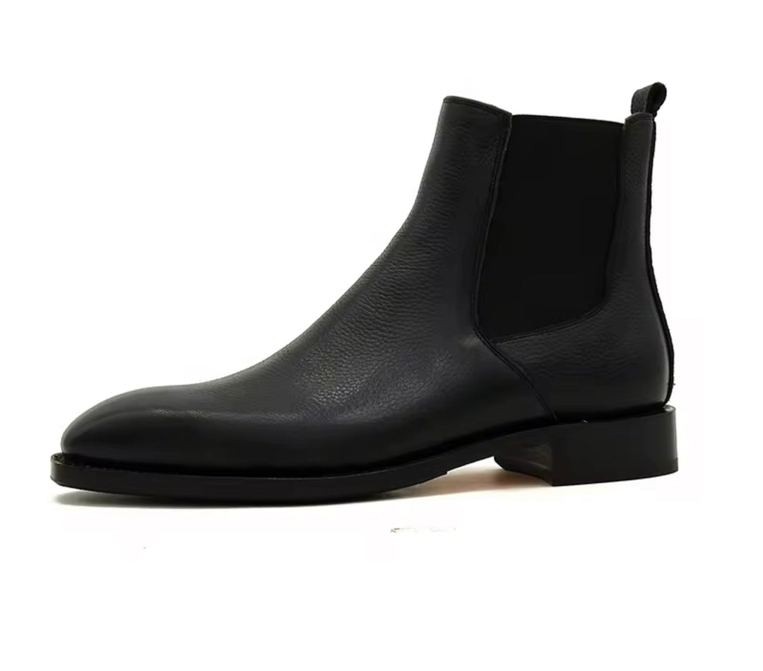 Goodyear Welt Full Grain Leather Chelsea Boot