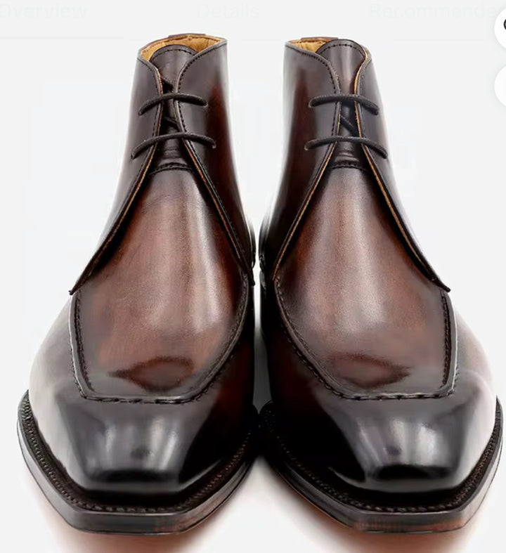 Goodyear Welt Leather Chukka Boot