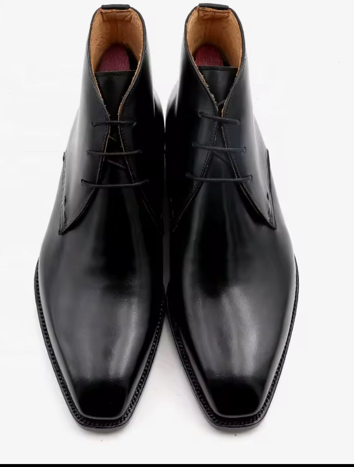 Goodyear Welt Leather Chukka Boot