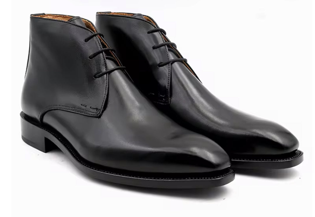 Goodyear Welt Leather Chukka Boot