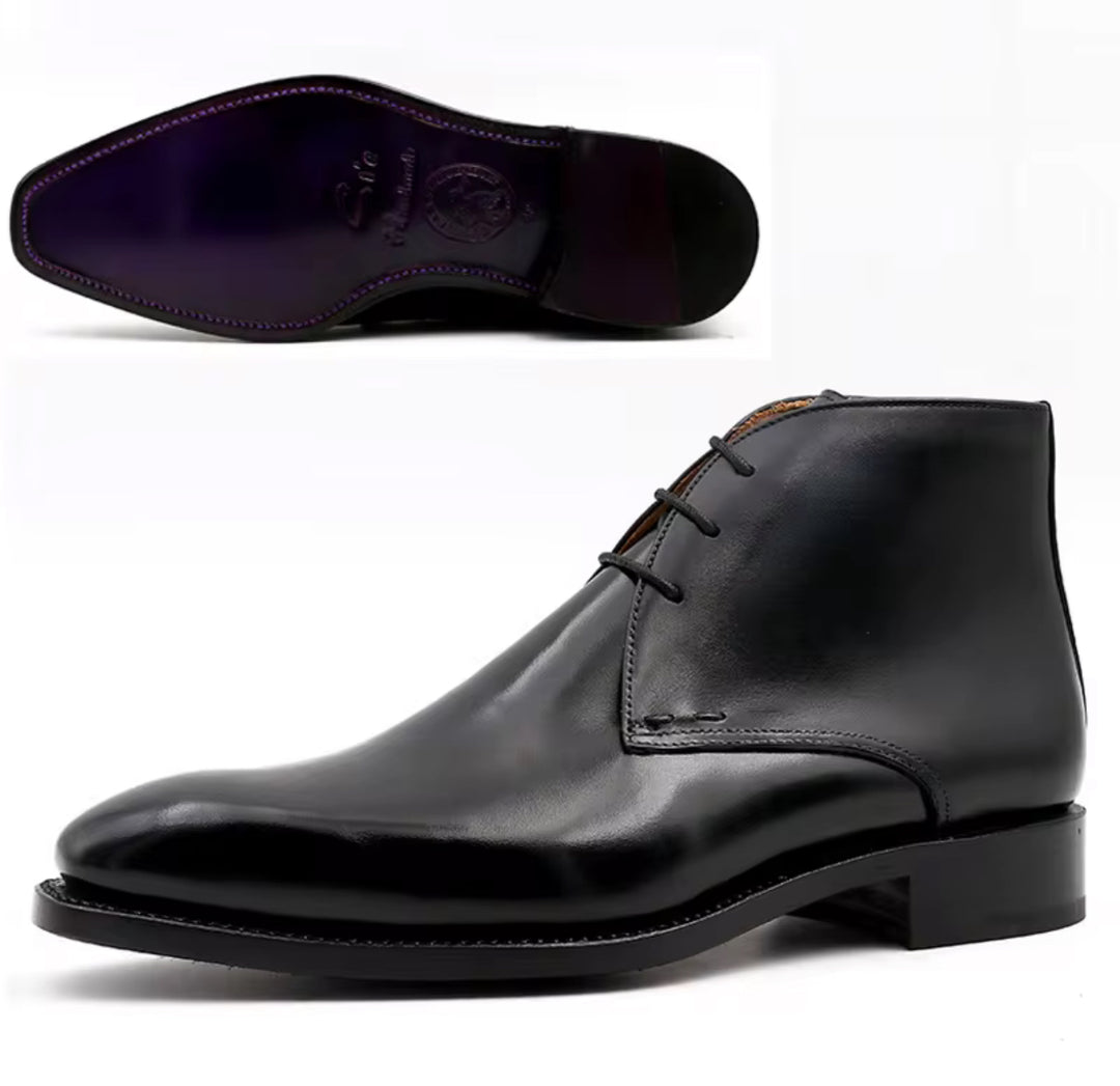 Goodyear Welt Leather Chukka Boot