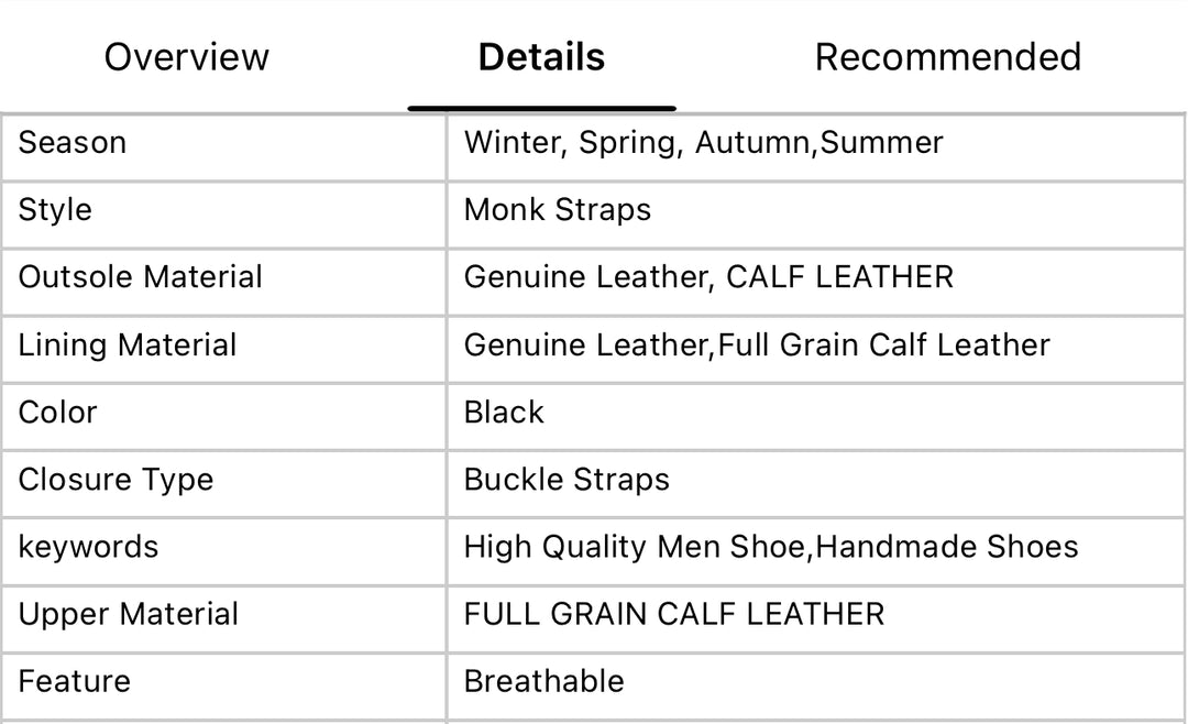 Goodyear Welted Monk Straps MS206