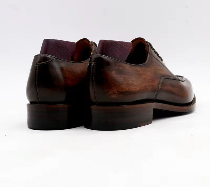 Hand-Painted Goodyear-Welted Derby DE02