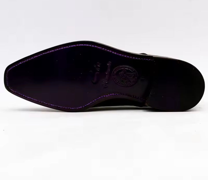 Hand-Painted Goodyear-Welted Derby DE02