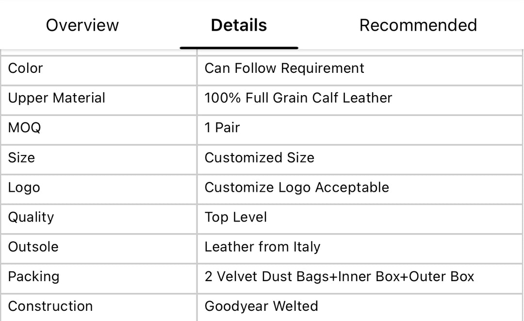 Hand-Painted Goodyear-Welted Derby DE02