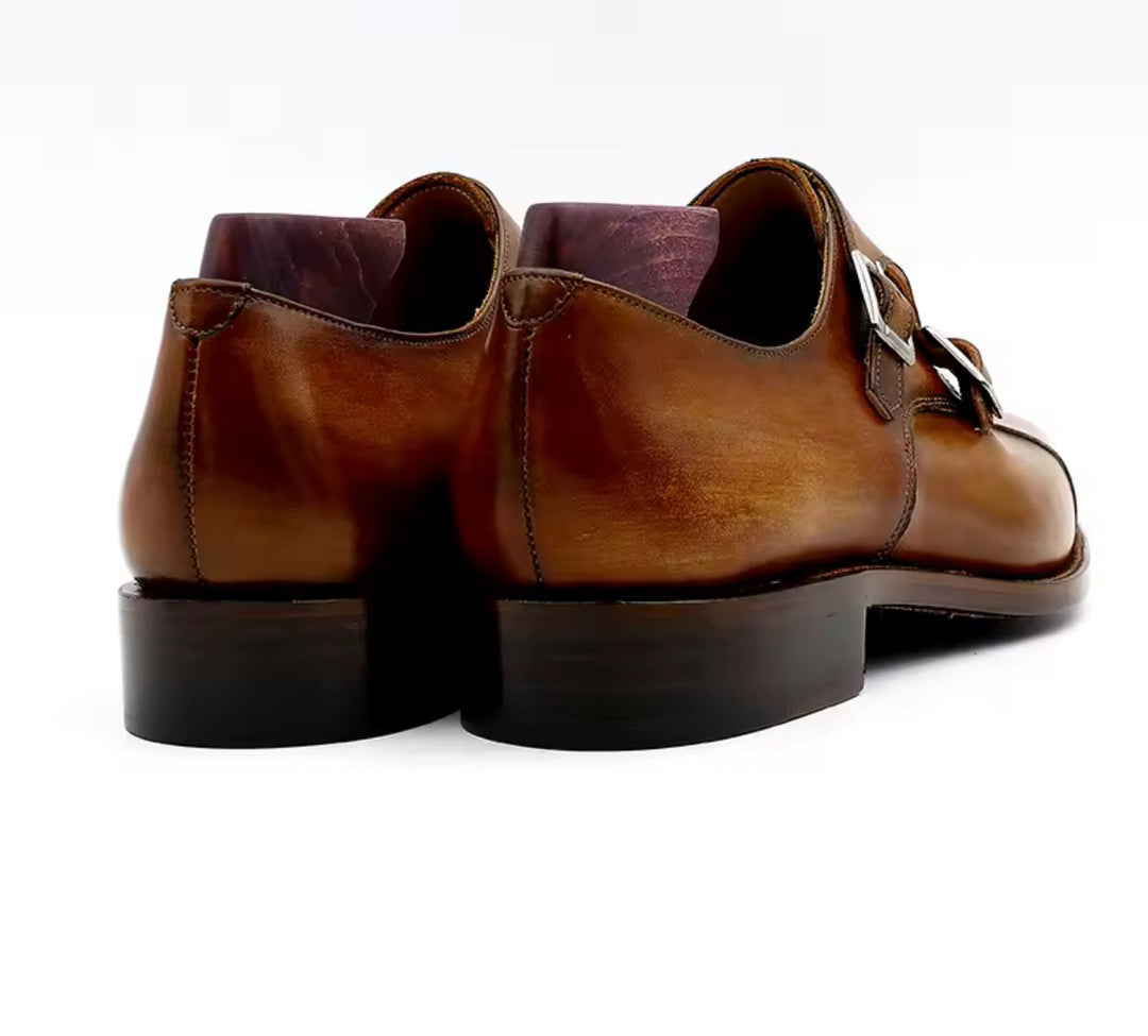 Hand-Painted Goodyear-Welted Buckle Straps MS01