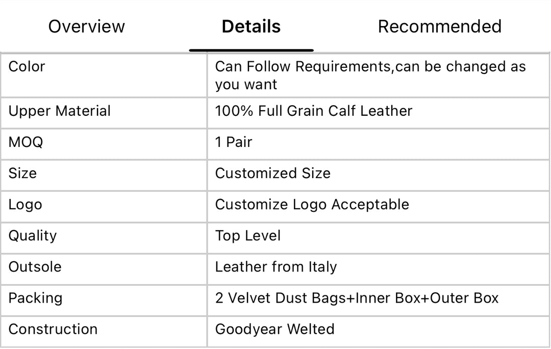 Hand-Painted Goodyear-Welted Derby Shoes — Full-Grain Calf Leather  D143