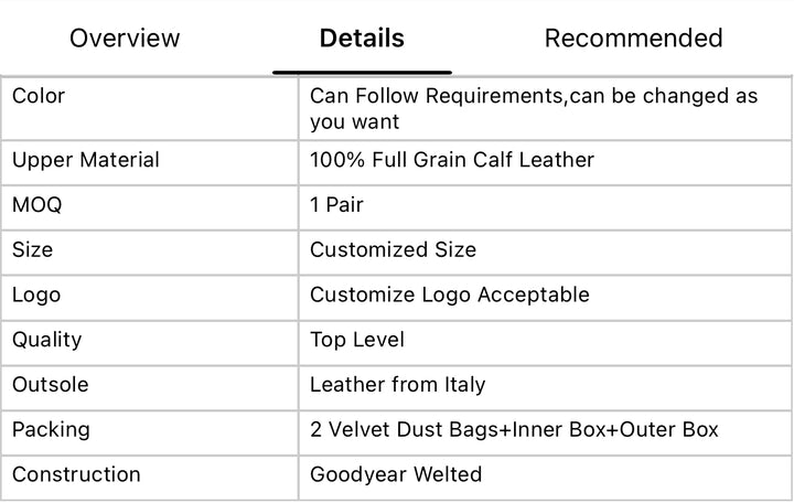 Hand-Painted Goodyear-Welted Derby Shoes — Full-Grain Calf Leather  D143