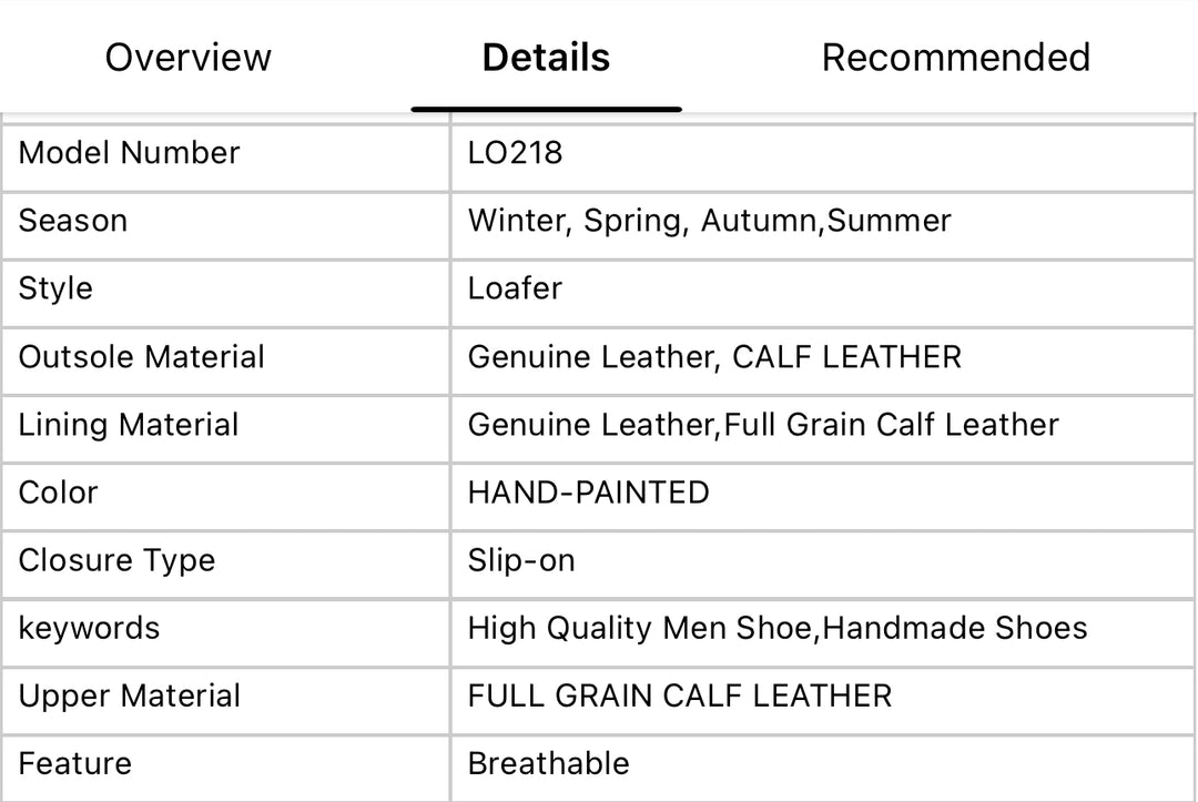 Hand-Painted Goodyear-Welted Loafers — Full-Grain Calf Leather LO218