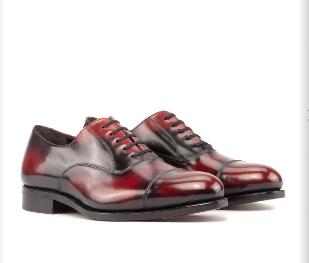 Oxford 5527 Burgundy Patina