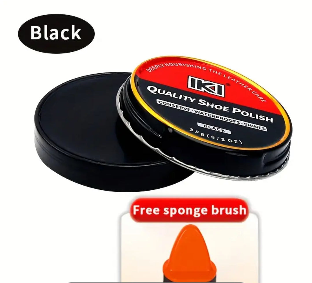 Leather Shoe Wax Set – Black Brown & Neutral Options