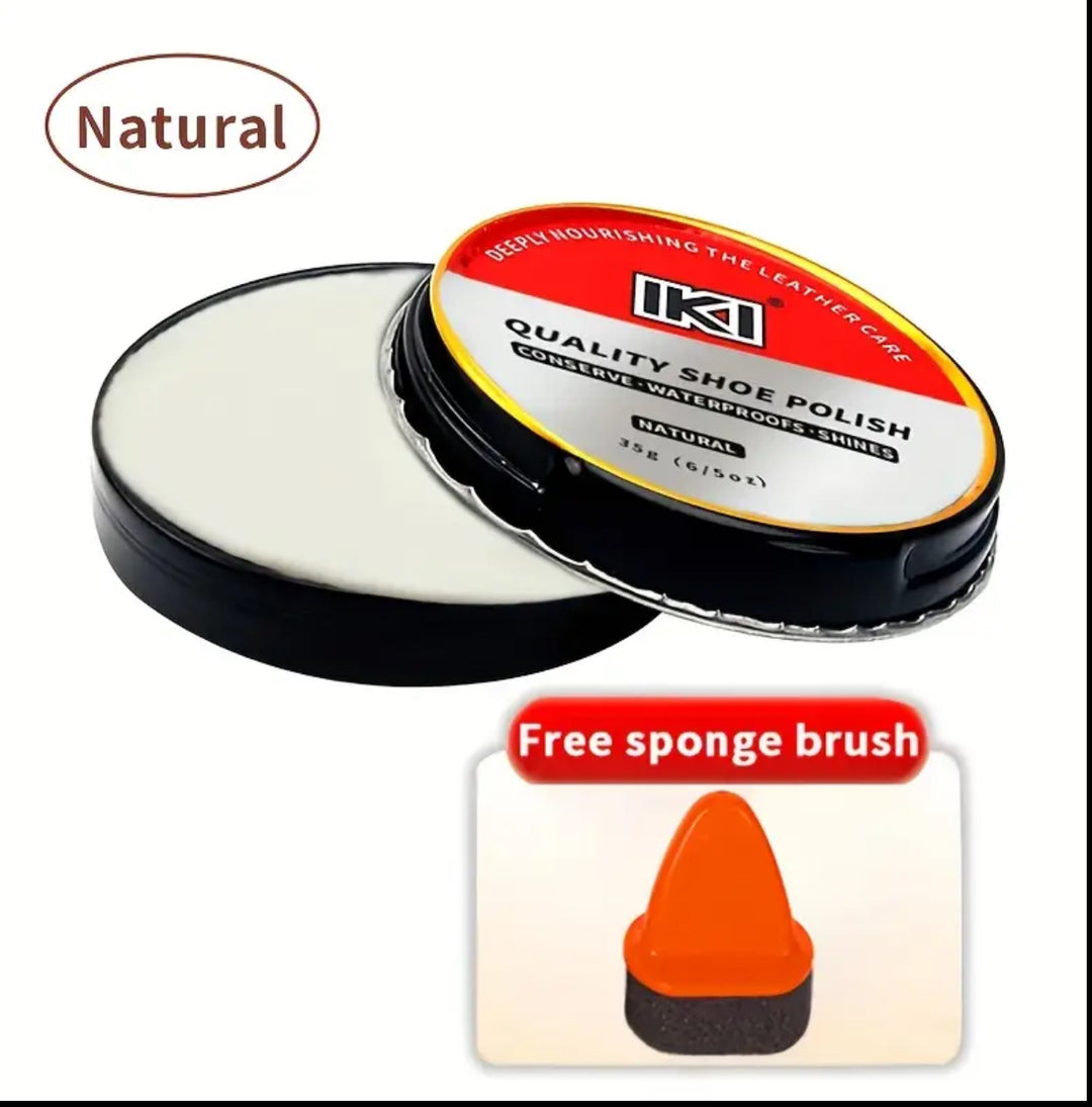 Leather Shoe Wax Set – Black Brown & Neutral Options