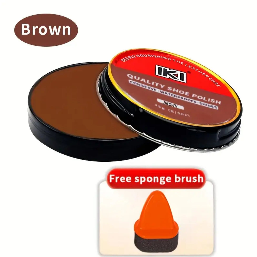 Leather Shoe Wax Set – Black Brown & Neutral Options