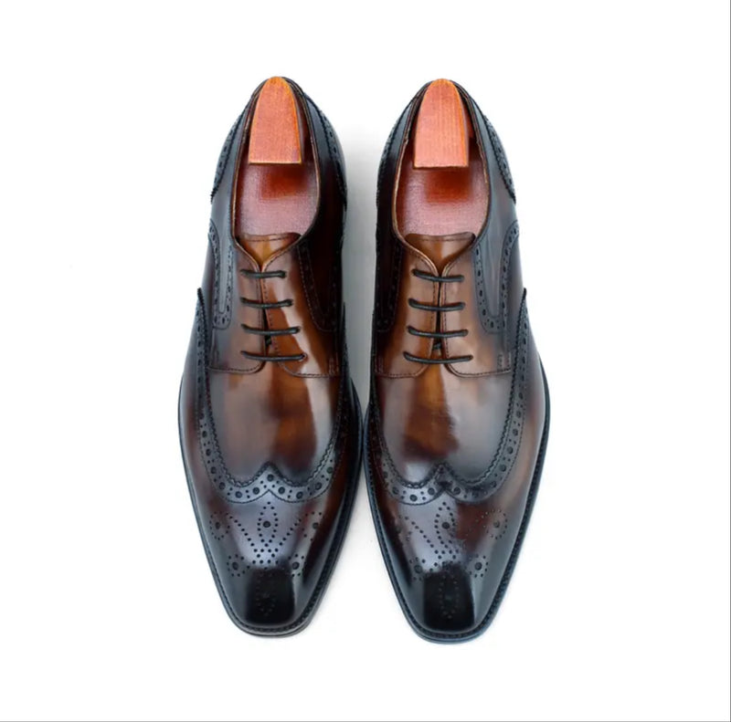【paperplanes】★GADAE★TALL HANDMADE WINGTIP SHOES GDH525 Wingtip DH25 – SesseBen LLC