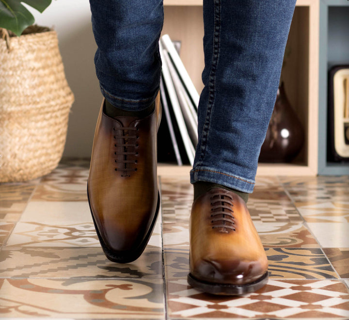 Wholecut Oxford 5541 - Cognac Patina