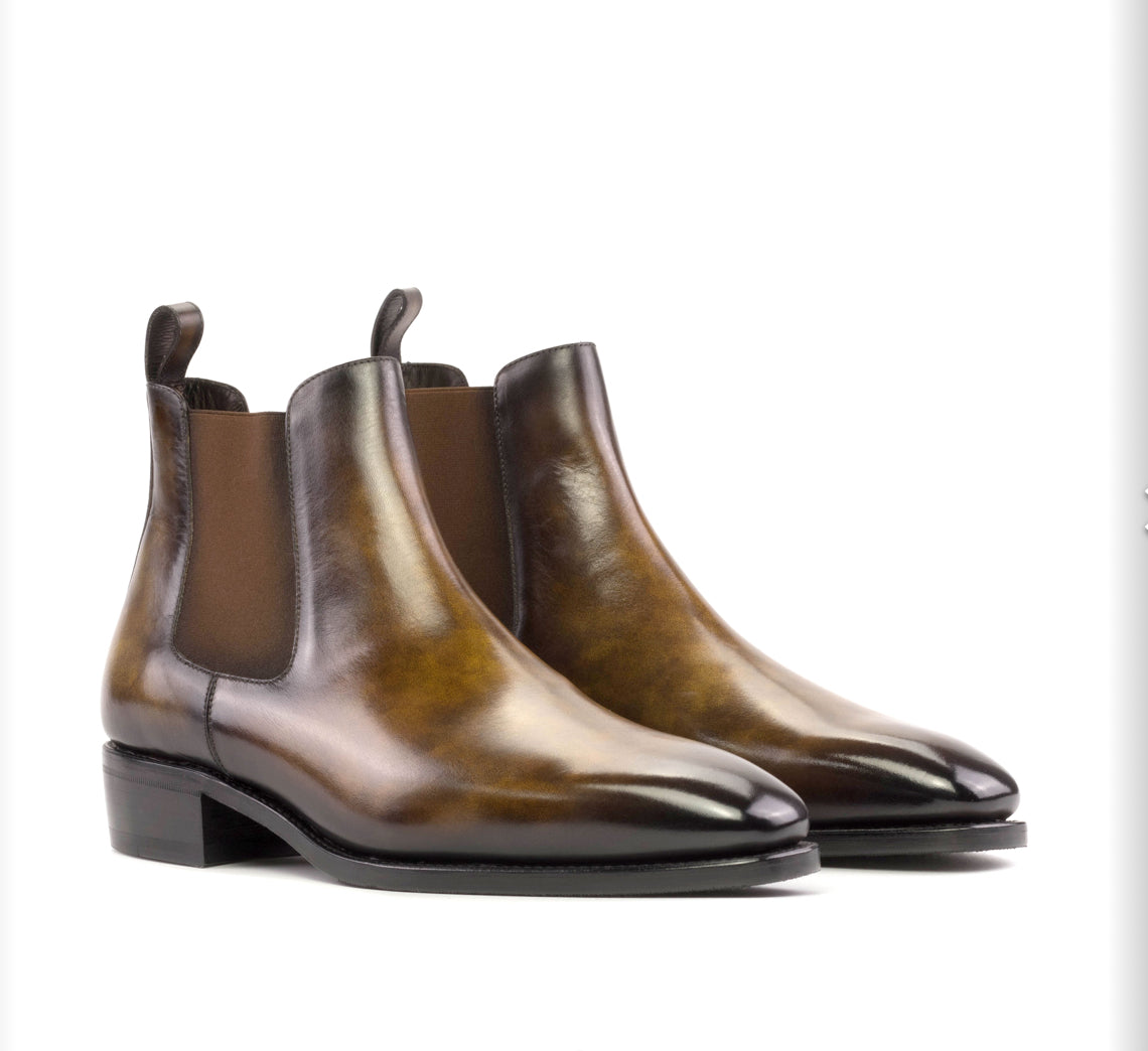 靴 Berluti Patina Leather Chucka Boots Berluti - Leather Chukka Boots - Brown Berluti