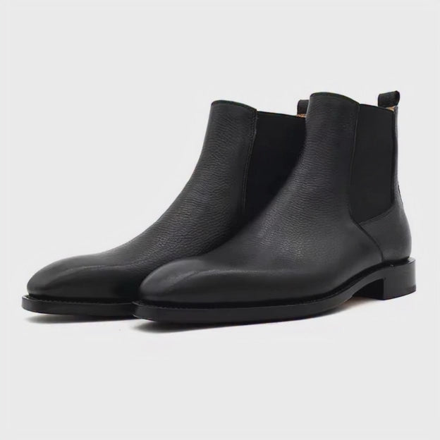 Goodyear Welt Full Grain Leather Chelsea Boot