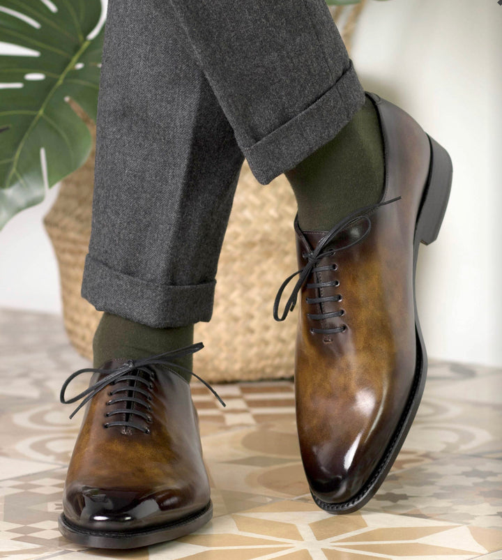 Wholecut Oxford 5636 - Tobacco Patina