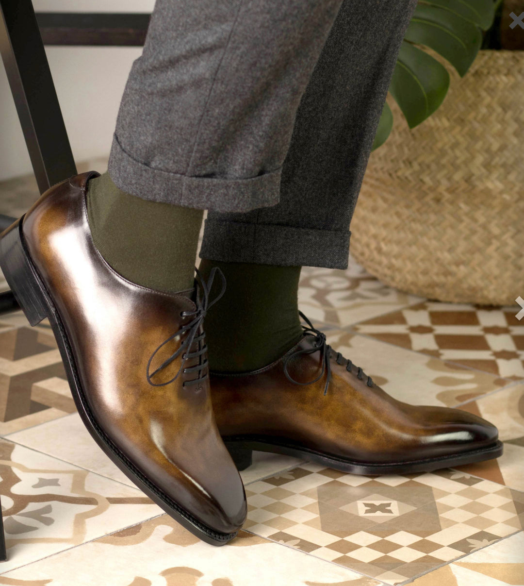 Wholecut Oxford 5636 - Tobacco Patina