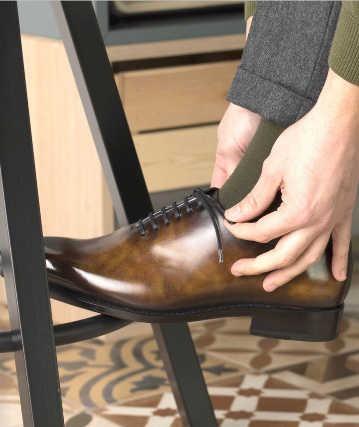 Wholecut Oxford 5636 - Tobacco Patina